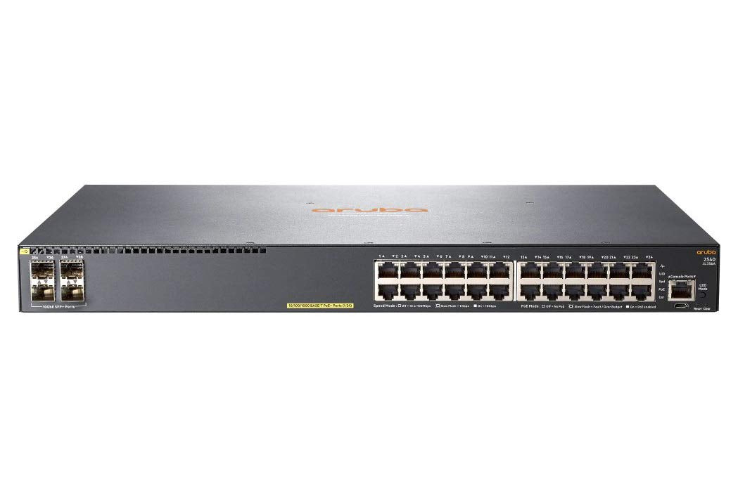 HP Aruba 2540 24G PoE+ 4SFP+, Conmutador de Red Administrado