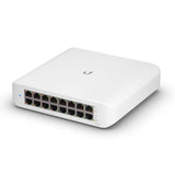 Ubiquiti - Conmutador UniFi (USW-Lite-16-PoE, 16 Puertos Gigabit Ethernet, 8 Puertos PoE+, Montaje en Pared)