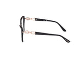 GUESS Gu50180 Marcos para Gafas recetadas, 001 Shiny Black, 55/18/140 para Mujer
