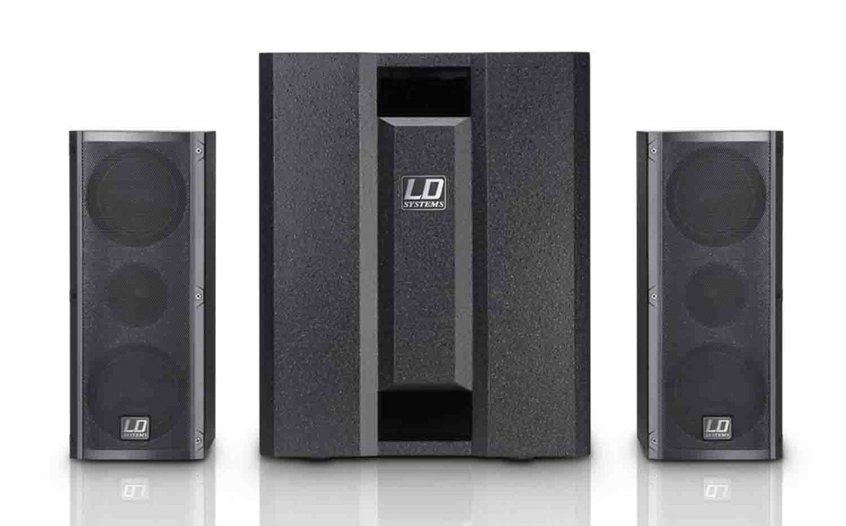 LD Systems DAVE 8 ROADIE - Sistema de PA activo portátil con mezclador de 3 canales