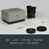 TT Artisan - Lente Ojo de pez de 11 mm f 2.8 conexión Sony E Mount Lente Ultra Gran Angular para Formato Completo en Carcasa de Aluminio, ángulo de Imagen de 180 Grados, 11 mm, F2.8, Negro