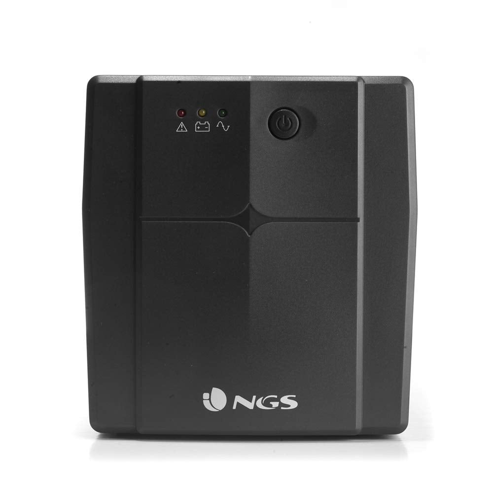 NGS FORTRESS1500V2 - Sistema de Alimentación Ininterrumpida SAI, Off Line UPS 1200 VA, Tensión Constante de Salida 720W para 4 Enchufes Schuko