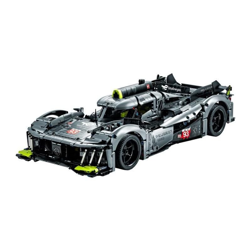 LEGO Technic Peugeot 9X8 24H Le Mans Hybrid Hypercar, Maqueta para Adultos de Coche de Carreras a Escala 1:10 Coleccionable, Deportes de Motor, Regalo para Hombres y Mujeres 42156