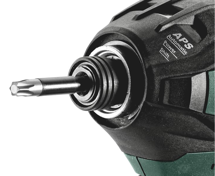 metabo Atornillador de impacto inalámbrico SSD 18 LTX 200 BL – 602396890 – 18 V – Atornillador de impacto inalámbrico con motor sin escobillas y función APS – Sin batería ni cargador