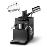 Philips HD8827/01 3000 Serie Cafetera automática, espumador de leche clásico, color negro sin kit de mantenimiento completo negro