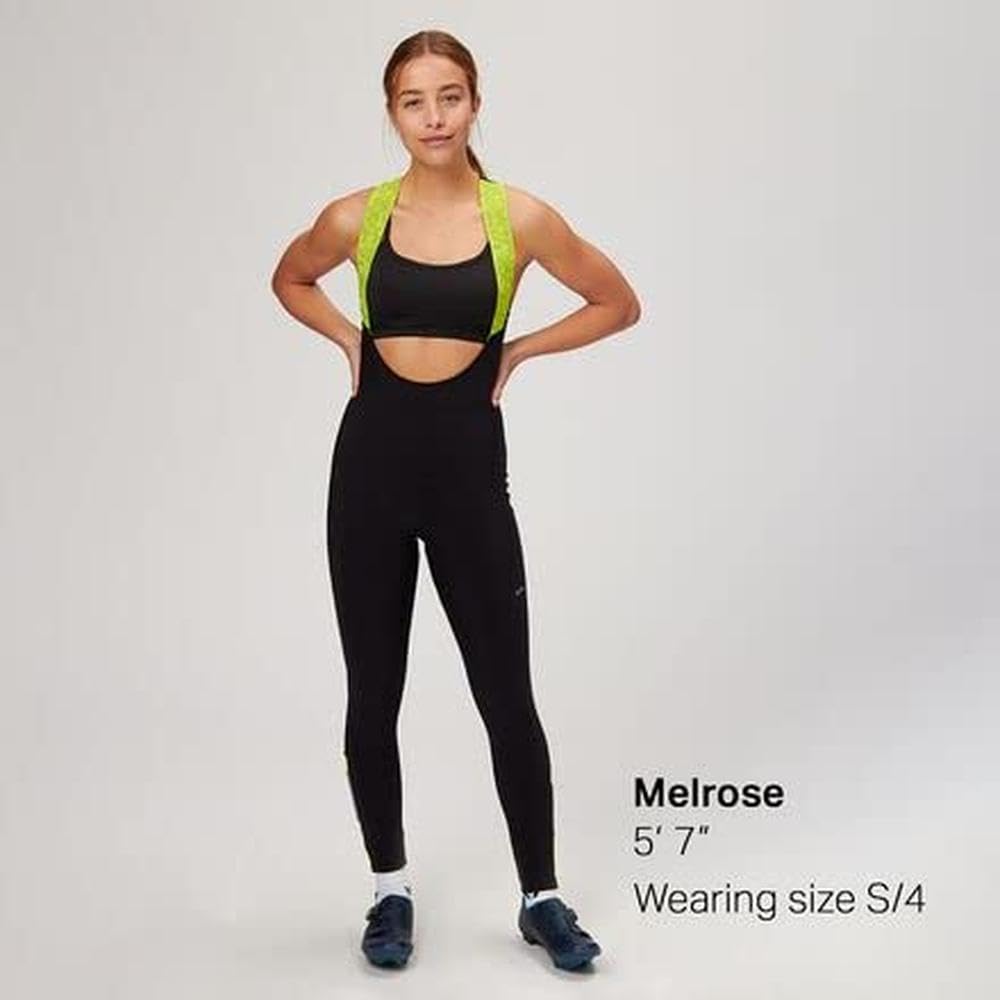 GOREWEAR Culote largo+ Progress Thermo Mujer, Black/Neon Yellow, S