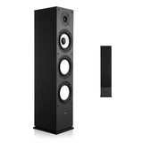 VEVOR Altavoz de Suelo de 2 Vías, con Tweeter de 2,54 cm y Woofer de 16,51 cm, Potencia Máxima de 200 W, Respuesta de Frecuencia de 70 Hz a 20 kHz, Carcasa Robusta de MDF, para Audio Doméstico