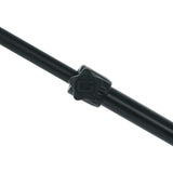 Gator Frameworks - Soporte de micrófono de base corta con peso con brazo telescópico y peso de contador de 2.5 libras; ideal para escritorio, grabación y transmisión (GFW-MIC-0822)