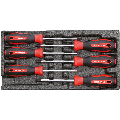 GEDORE RED - Juego de herramientas 11 x módulos de plástico + div. Herramientas, 167 piezas