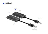 PremiumCord Mini Extensor Inalámbrico 4K HDMI a 20 m, UHD 4K 2160p 60 Hz, Full HD 1080p, 18 Gbps, HDMI2.0, HDCP2.2, Negro