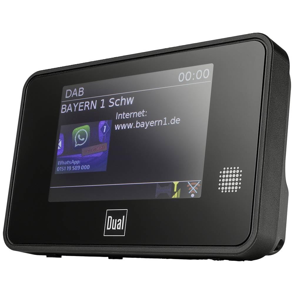 Dual CA 1 - Adaptador de Radio Inteligente con Bluetooth y Pantalla TFT Grande
