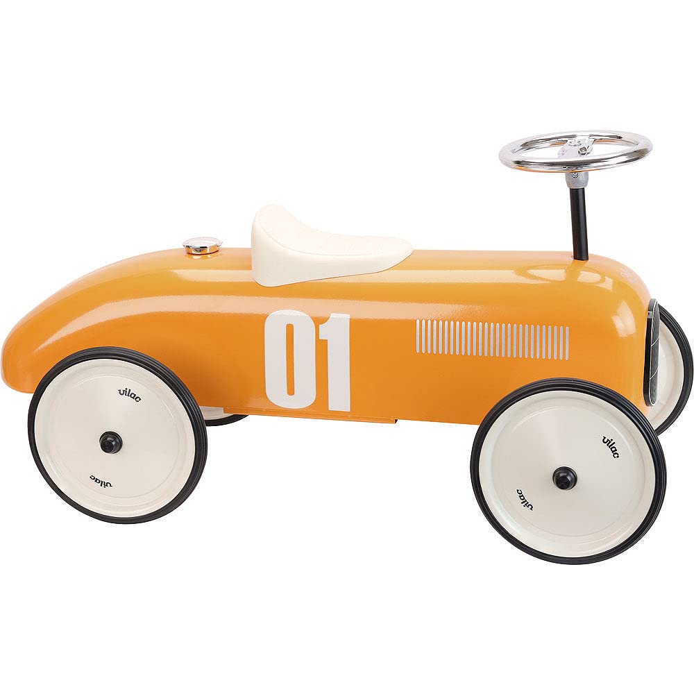 Vilac Portador de Coche Vintage Naranja-A Partir de 18 meses-1045, 1045, 75 x 40 x 35 cm