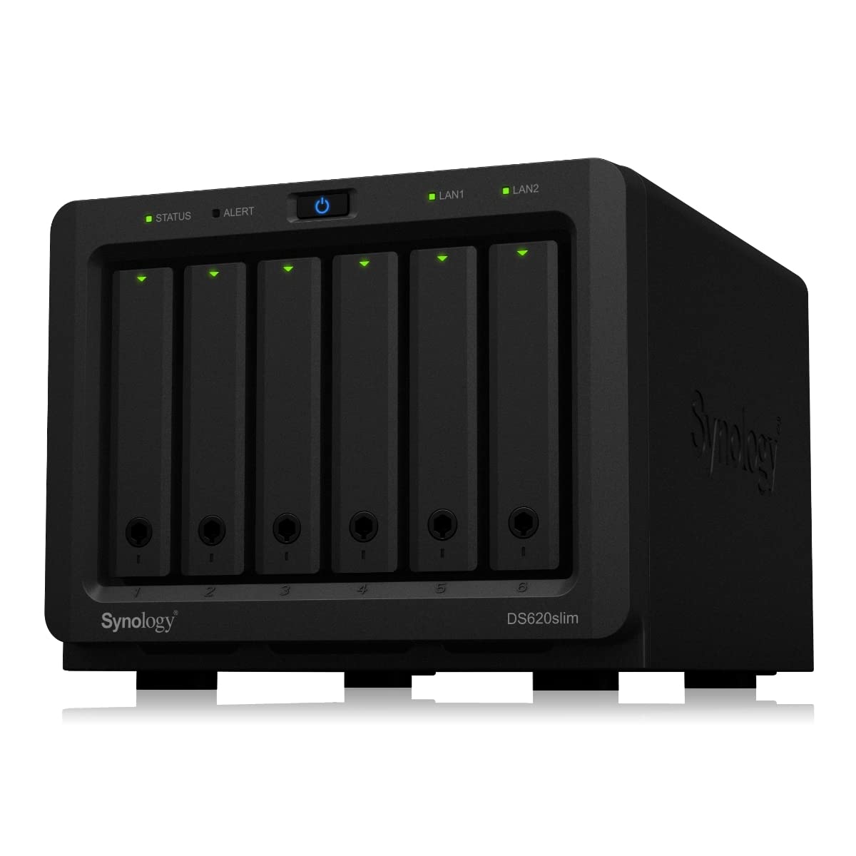 Synology DS620SLIM 6BAY 2.5IN 2.0GHZ DC EXT 2X GBE 2X USB 3.0 2GB DDR3L IN