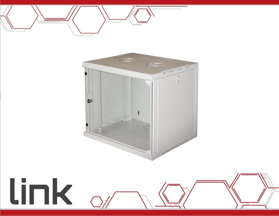 Link Accessori LK1909UG Bastidor de pared 9U 50kg Gris estante - Estantería (50 kg, Bastidor de pared, 9U, Gris, 48,3 cm (19"), 4 postes)