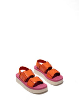 Fly London SORU277FLY, Sandalias Mujer, Scarlet/Orange/Lilac, 40 EU