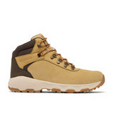Columbia Men's Newton Wander, Waterproof Mid Rise Trekking and Hiking Boots, Curry/Cordovan, 12