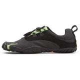 Vibram Fivefingers V-Run Retro para Hombre, Negro, Verde, Negro, 12-12.5