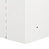 Relaxdays Armario Botiquín de Acero con Cerradura, 11 Compartimentos, 53x53x21,5cm, 2 Puertas, Primeros Auxilios, Blanco, 53 x 53 x 21.5 cm