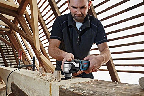Bosch Professional GOP 55-36 - Multiherramienta (550 W, Starlock, set de 10 accesorios + 25 lijas, en L-BOXX)
