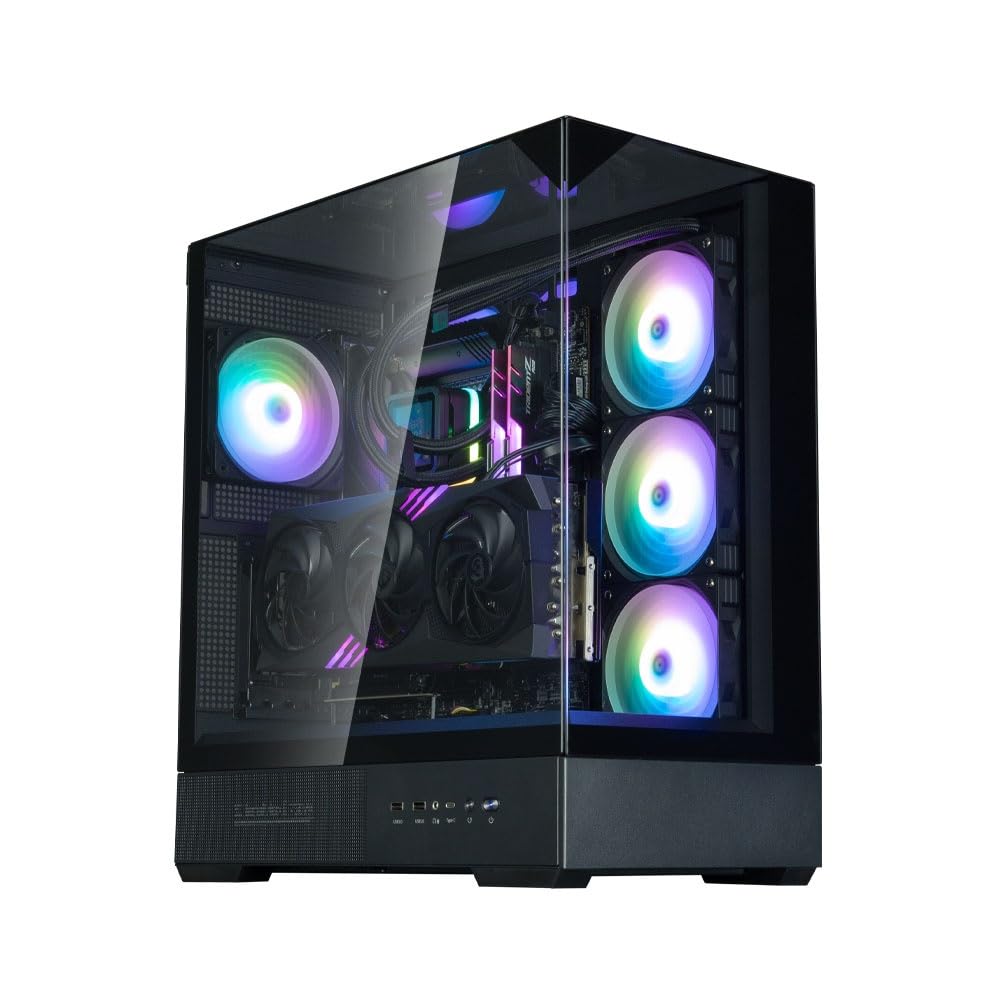 ZALMAN P40 Prism - Carcasa para Ordenador (Torre Media), Color Negro