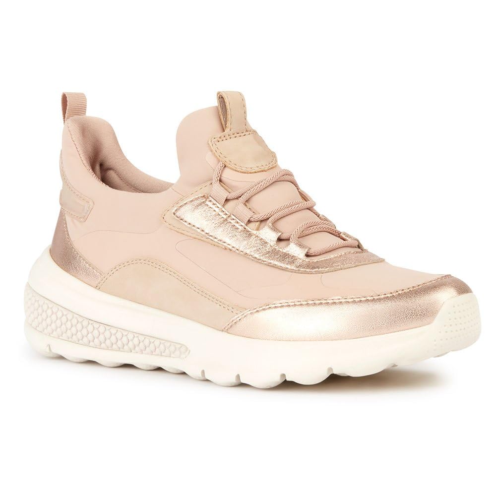 Geox D Spherica Actif A, Zapatillas, Nude Rose Gold, 41 EU