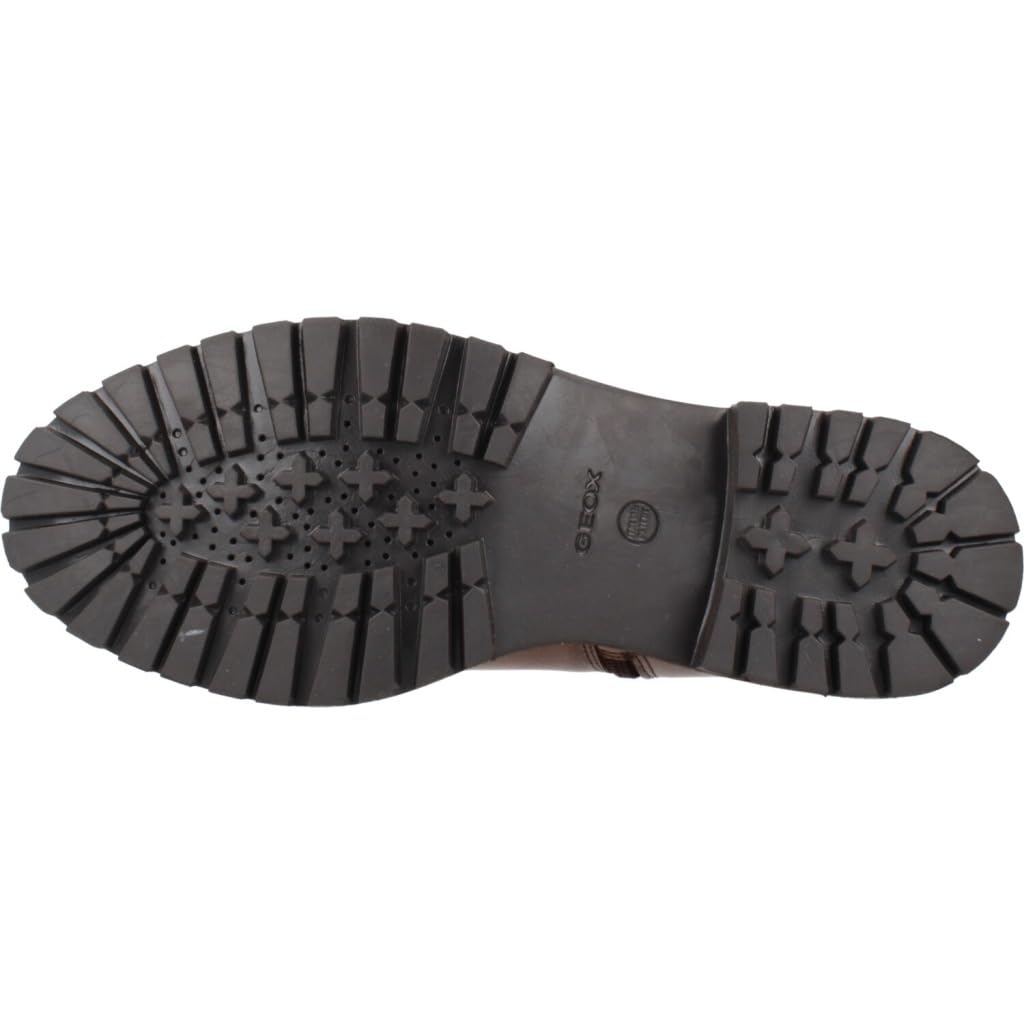 Geox D Iridea C, Bota de Tobillo Mujer, coñac, 36 EU