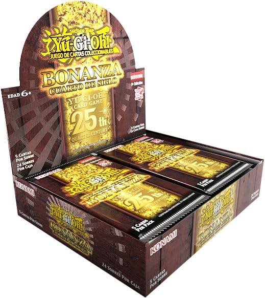 YU-GI-OH! Juego DE Cartas COLECCIONABLES - Quarter Century Bonanza Display