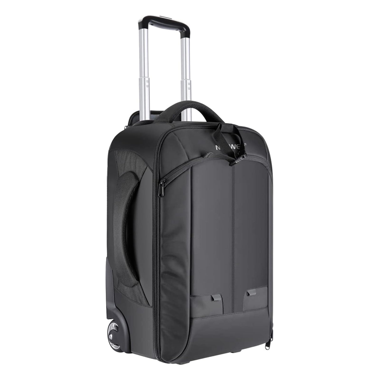 Neewer – Mochila Convertible en Maleta de Ruedas para cámaras SLR/DSLR y Accesorios (NW3300), Negro