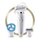 Braun Silk Epil 9 Flex 9010 - Depiladora eléctrica 3D, color blanco