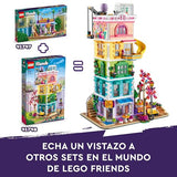 LEGO Friends Centro Comunitario de Heartlake City de Juguete - Set Modular con 5 Plantas, 6 Mini Muñecos, Figura de Perro y Accesorios Creativos - Regalo de Cumpleaños para Niñas de 9+ Años 41748