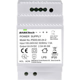 Basetech PSDD-60-24-2 - Fuente de alimentación para Carril DIN (24 V, 2,5 A, 60 W, 2 Unidades)