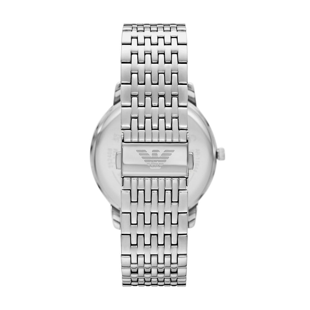 Emporio Armani Homme Analogique Quartz Montre Avec Bracelet en Acier Inoxydable AR11644
