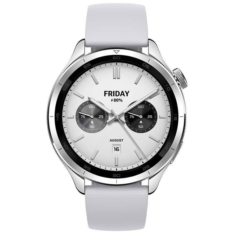 Xiaomi Watch S4, Pantalla AMOLED de 1.43", Autonomía de hasta 15 días, Modos Deportivos Específicos Avanzados, Plata
