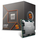 AMD Ryzen 5 8400F Procesador (6 Core/12 threads, 65W DTP, Socket AM5, 22MB Caché, Reloj de aumento máx. hasta 4.7GHz,con ventilador Wraith Stealh)