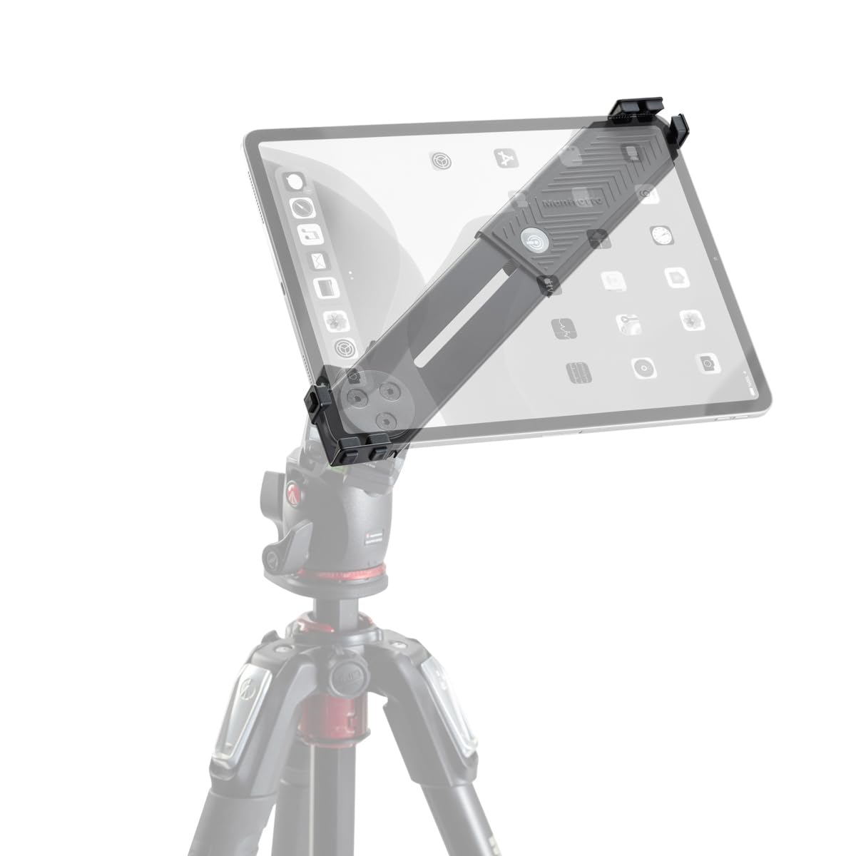 Manfrotto TetherGear Soporte para Tablet 9"-13" - Soporte para Tablet o iPad - Múltiples Puntos de Montaje - Brazo Deslizante Ajustable - MLTSA3301B
