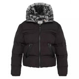 Schott NYC Brittanyw Chaqueta, Negro, L para Mujer
