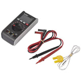 VOLTCRAFT VC191 Multímetro digital True RMS Medidor I 6000 cuentas I CAT III 600 V I CA/CC medición de voltaje y corriente I Medición de temperatura hasta 400 °C I Medición de capacidad hasta 60 mF