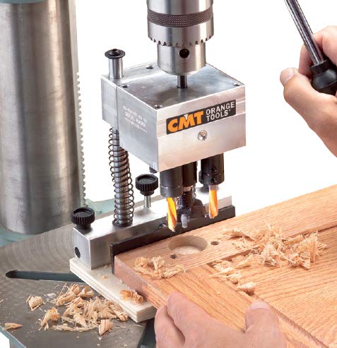 CMT Orange Tools CMT333 - Base para sistema de taladro manual de bisagras (Sistema universal para el taladro de bisagras)