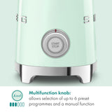 Smeg MFF11PGEU milk frother 50`s Style pastellgrün