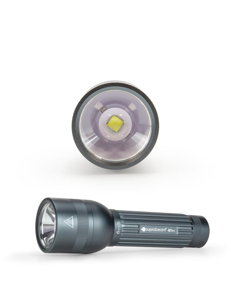SUPRABEAM - Linterna de bolsillo Q7xrs - 2000 Lm + 2 baterías