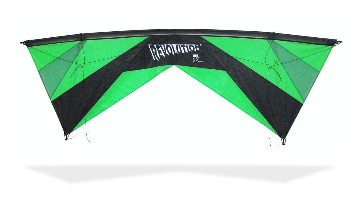 Revolution Kites-Vsrv00116 Cometa Reflex Experiencia, Color Verde y Negro, Talla única (EXP Grn/Blk)