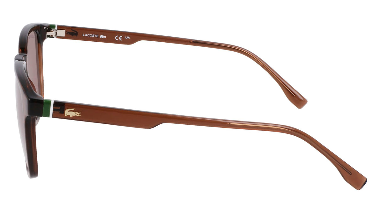 Lacoste Gafas de Sol L6029S 210 TRANSPARENT BROWN 53/19/145 Hombre