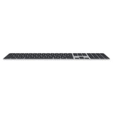 Apple Teclado Magic Keyboard con Touch ID y Teclado numérico: Recargable, con conexión Bluetooth y Compatible con Ordenadores Mac con Chip de Apple; Ucraniano, Teclas Blancas