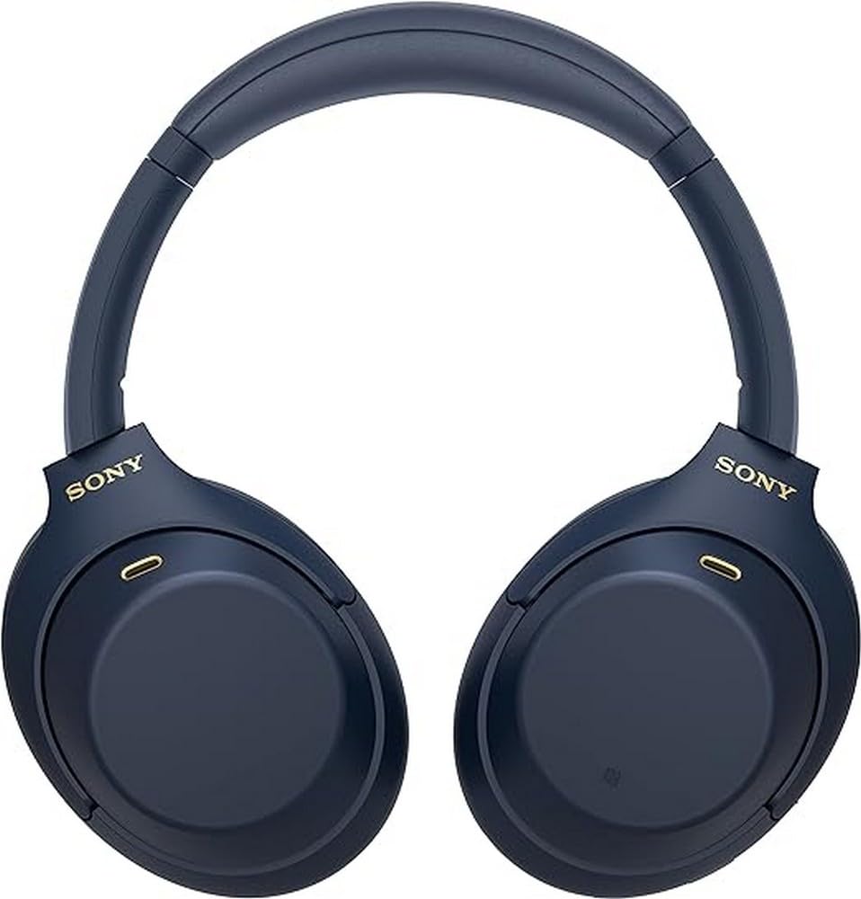 Sony WH1000XM4L.CE7 Auriculares inalámbricos circumaurales con cancelación de Ruido, Autonomía de 30 Horas, para Alexa, Siri y Asistente de Google con micrófono, Color Azul (Midnight Blue)