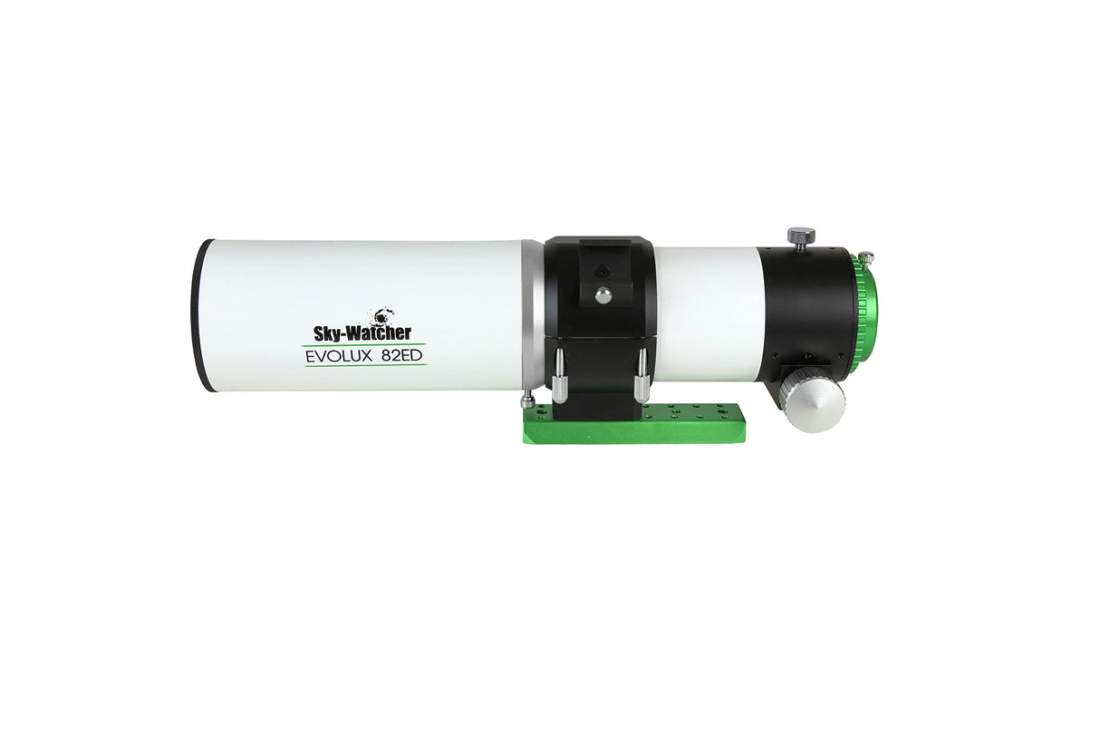 Sky-Watcher Evolux 82ED - Telescopio Refractor Apo Doublet Apo - Tubo óptico Compacto y obtenido para astrofotografía asequible, Color Blanco (S11310)