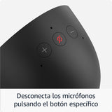Amazon Echo Spot (modelo de 2024) | Despertador inteligente con sonido de calidad y Alexa | Negro