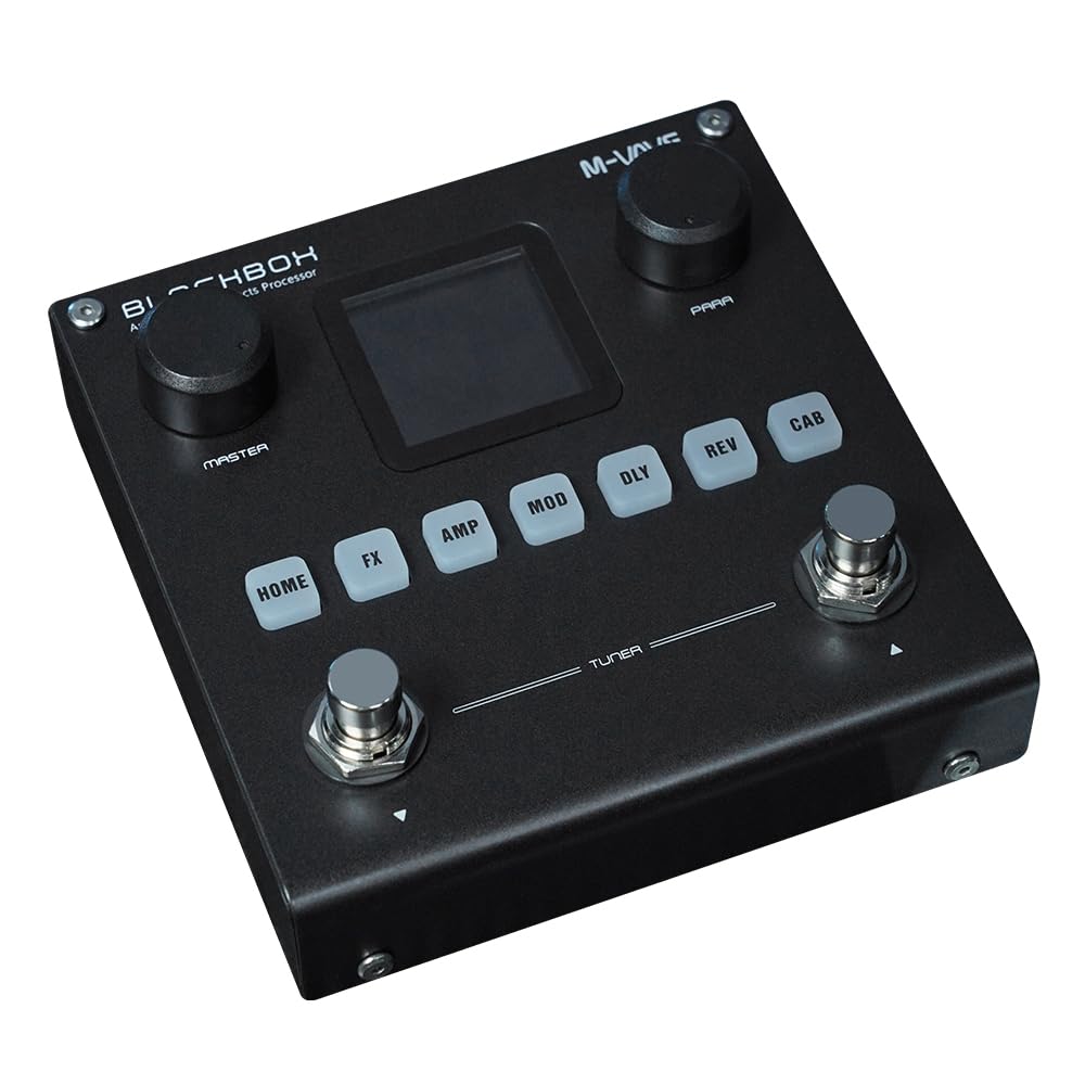 M-Vave Blackbox Controlador MIDI Bluetooth - Pedal portátil y versátil para guitarra, bajo, control DAW, conectividad inalámbrica, recargable, para vivo y estudio