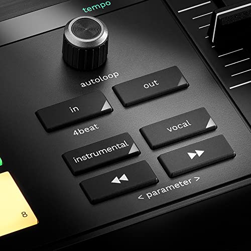 Hercules DJControl Inpulse T7 -Controladora de DJ Motorizada Negra de 2 Decks - incluye Serato DJ Lite y el software DJUCED