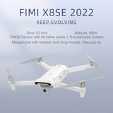 FIMI X8SE 2022 V2 Drones con Cámara EIS 4K HD, 10km Distancia Control, 3 Ejes Cardán, GPS Retorno Inteligente, 35mins Duracion Del Vuelo, Profesional FPV Quadcopter RC Drone (2 Pilas+Altavoces)