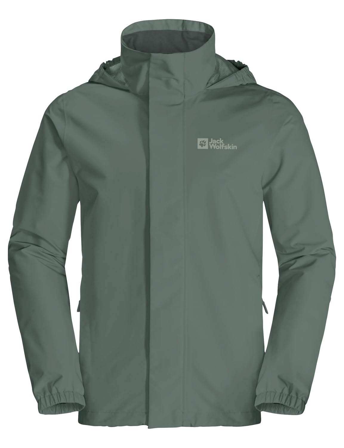 Jack Wolfskin Stormy Point 2L Jkt M Chaqueta, Hedge Green, S para Hombre